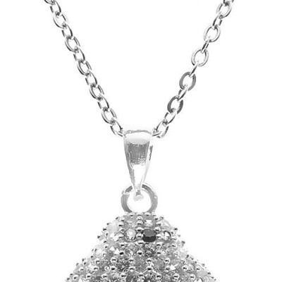 Dây Và Mặt Dây Chuyền Bạc Hiểu Minh DMD344S hình cây nấm