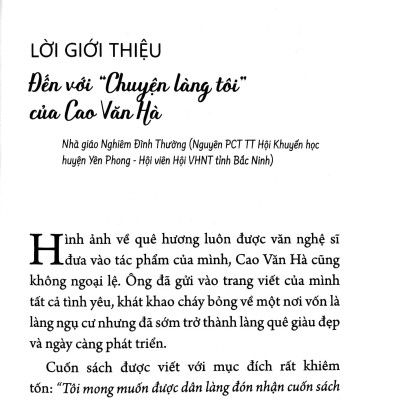 Chuyện Làng Tôi