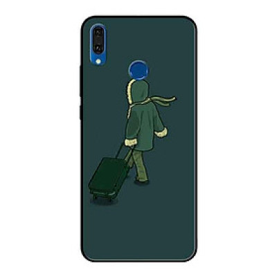 Ốp Lưng in cho Huawei Y9 2019 Mẫu Chàng Xách Vali - Hàng Chính Hãng