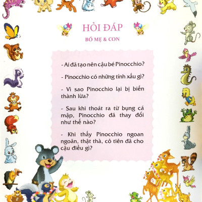 Sách Truyện Kể Ngày Xửa Ngày Xưa - Cậu Bé Người Gỗ Pinocchio