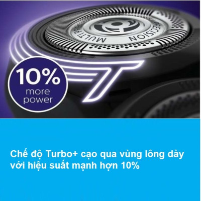 Máy cạo râu khô và ướt cao cấp Philips Norelco S5355/82 tích hợp đầu cạo linh hoạt theo 5 hướng cạo nhanh và sát - Hàng Nhập Khẩu