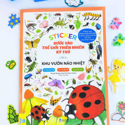 Sách - Combo 5 cuốn Sticker Bước Vào Thế Giới Thiên Nhiên Kỳ Thú Tập 2 - ndbooks