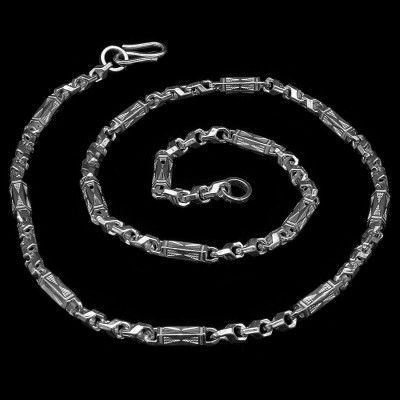 Dây Chuyền Nam Bạc Hiểu Minh DBN054 Bạc Ta 8 chỉ