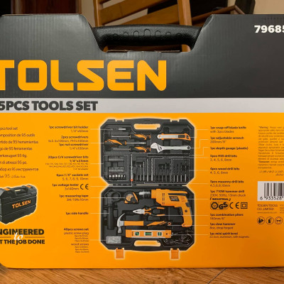Bộ Dụng Cụ Máy Khoan Tolsen 710W 79685 (94 Món)