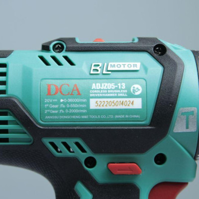 MÁY KHOAN ĐỤC KHÔNG CHỔI THAN DÙNG PIN 20V/2AH*2 DCA ADJZ05-13AM - HÀNG CHÍNH HÃNG