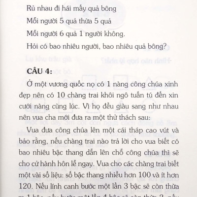 201 Bài Toán Vui Luyện Trí Thông Minh