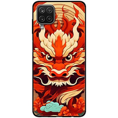 Ốp lưng cho Samsung A13 4G - A13 5G - A33 5G - A53 - A12 - A22 4G - M12 - F12 - Rồng Đỏ - Hàng Chính Hãng