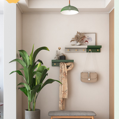 Kệ gỗ treo tường nút treo đồ kim loại Dola Home. Kệ treo đóng đinh dễ sử dụng, treo quần áo, để lọ hoa, đồ dùng gia đình