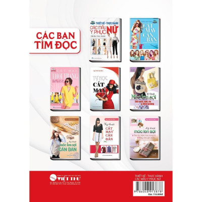 Sách - Thiết Kế Thực Hành Các Mẫu Y Phục Nữ - Việt Thư