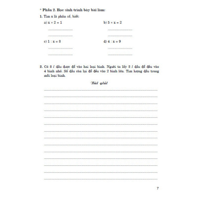 Thử Sức Trạng Nguyên Nhỏ Tuổi Toán 4 - Tập 2 (dùng chung cho các bộ sgk hiện hành)