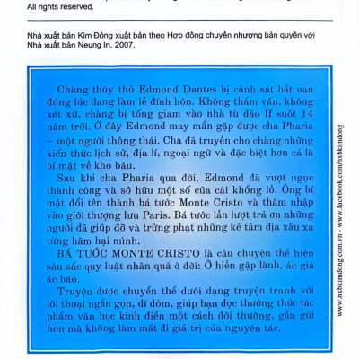 Danh Tác Thế Giới - Ấn Phẩm Đặc Biệt - Bá Tước Monte Cristo (Tái Bản 2023)