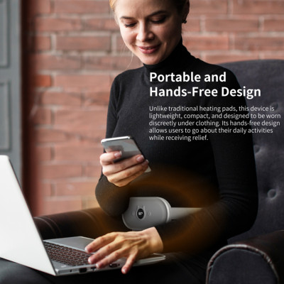 Máy massage chườm ấm WISEZEN WB01 – Điều chỉnh nhiệt độ 35-65℃, 7 chế độ rung, giảm đau bụng kinh hiệu quả 