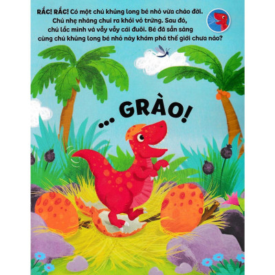 Sách Âm Thanh - 8 Âm Thanh Vui Nhộn - Những Chú Khủng Long Vui Vẻ - Tân Việt Books