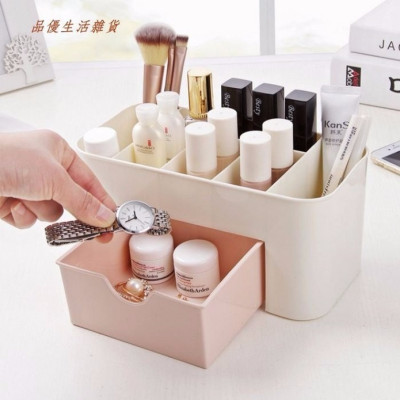 Kệ Đựng Mỹ Phẩm Mini Tiện Dụng Bằng Nhựa, Kệ Đựng Đồ Dùng Đa Năng Có Ngăn Kéo (Giao Màu Ngẫu Nhiên)