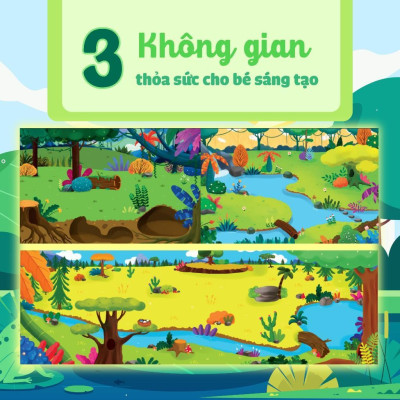 Sách Trò Chơi Bóc Dán - Cảm Xúc Rừng Xanh - Megabook