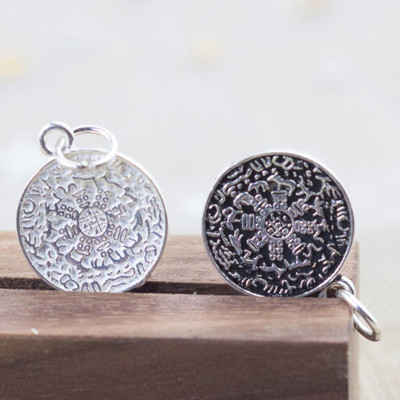 Combo 2 cái charm bạc cung hoàng đạo 12 con giáp treo - Ngọc Quý Gemstones