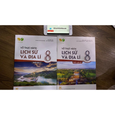 Sách - Combo vở thực hành lịch sử và địa lí 8 phần Địa Lí + lịch sử ( kết nối tri thức )