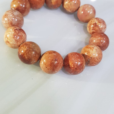 Vòng Tay Nam San Hô Hóa Thạch Mới size vòng 16mm 13 hạt đúng cung sanh tốt Màu Đỏ Hoa Đẹp Sang đỏ dãy núi tự nhiên Vòng hàng hiếm bóng nam đeo đẹp may mắn sang tay lắm ạ