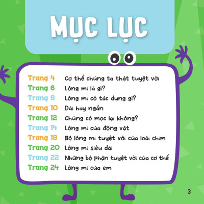 Sách - Em Yêu Cơ Thể - Lông Mi