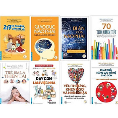 Sách - Combo Giáo Sư Makoto Shichida Trọn Bộ 8 Cuốn - First News