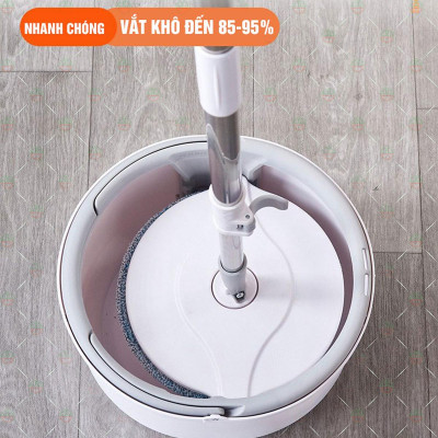 Bộ Cây Lau Nhà Thông Minh Cao Cấp Phiên Bản Mới - Cho Nhà Sạch Sẽ - Gọn Không Chiếm Diện Tích