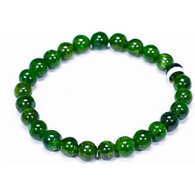 Vòng tay đá Diopside mệnh hỏa, mộc - Ngọc Quý Gemstones