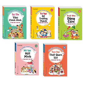 Combo Rèn luyện kỹ năng sống cho trẻ- Để trưởng thành mạnh mẽ hơn. Trọn bộ 5 cuốn/ Sách bản quyền