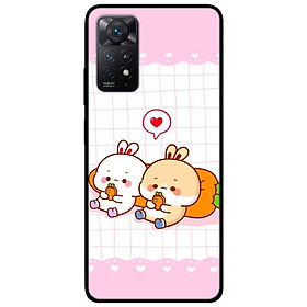 Ốp lưng dành cho Xiaomi Redmi Note 11 Pro mẫu Cặp Đôi Cà Rốt