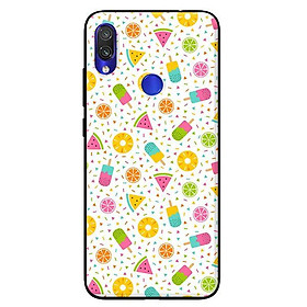 Ốp lưng in cho Xiaomi Redmi Note 7 mẫu Kem Mùa Hè - Hàng chính hãng