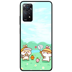 Ốp lưng dành cho Xiaomi Redmi Note 11 Pro mẫu Bánh Bao Bắt Bướm