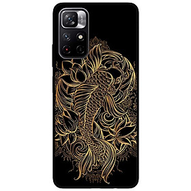 Ốp lưng dành cho Xiaomi Redmi Note 11 5G - Redmi Note 11T - Redmi Note 11S - Chép Vàng Trên