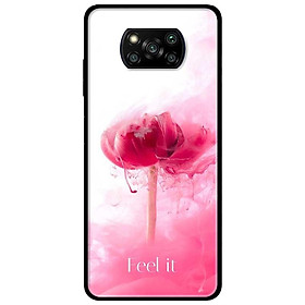 Ốp lưng dành cho Xiaomi Poco X3 mẫu Hoa Nước Loang Feel