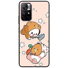 Ốp lưng dành cho Xiaomi Redmi Note 11 5G - Redmi Note 11T - Redmi Note 11S - Hai Chú Gấu Bay