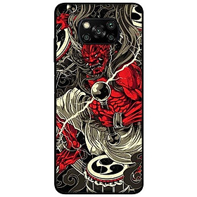 Ốp lưng dành cho Xiaomi Poco X3 mẫu Quỷ Đỏ