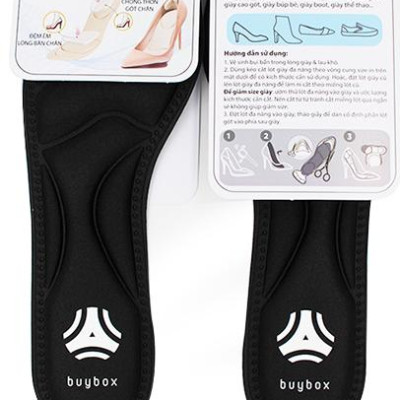 2 cặp lót giày cao gót mũi nhọn giảm size cho giày bị rộng, thoáng khí và êm chân- buybox - BBPK55