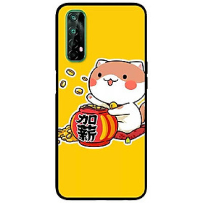Ốp lưng dành cho Realme 7 mẫu Mèo vung Tiền