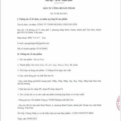 MIX HẠT ĂN LIỀN HOLI 01 - Hạt bí rang, Hạnh nhân rang mộc, Nhân óc chó vàng, Nhân macca, Điều tách lụa / đóng gói 500gram