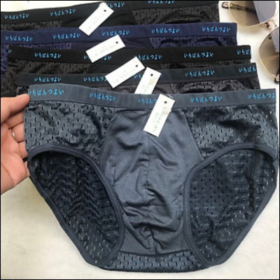 Hộp 5 Quần lót tam giác nam nhật lưới thông hơi SNTG02 (có video và ảnh thật)