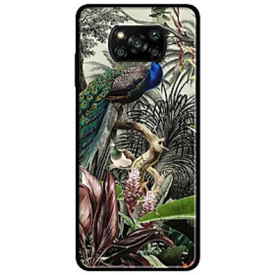 Ốp lưng dành cho Xiaomi Poco X3 mẫu Công Rừng Cây