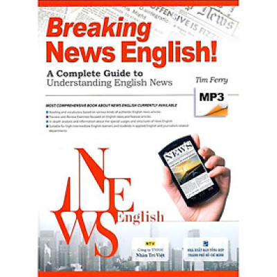 Sách - Breaking News English (Kèm Đĩa MP3) - Nhân Trí Việt