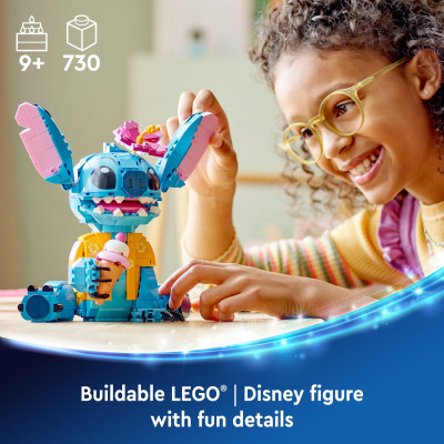 LEGO DISNEY PRINCESS 43249 Đồ chơi lắp ráp Mô hình nhân vật Stitch (730 Chi Tiết)