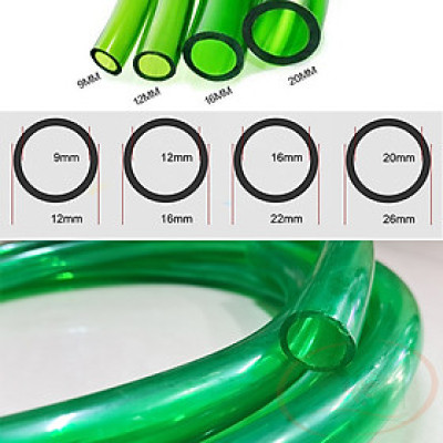 Ống dây chống gập 9 / 12 / 16 / 20 mm in out lọc thùng thay nước bể cá tép thủy sinh
