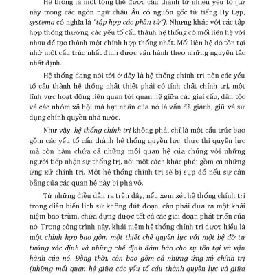 Những Đặc Trưng Cơ Bản Của Bộ Máy Quản Lý Đất Nước Và Hệ Thống Chính Trị Nước Ta Trước Thời Kỳ Đổi Mới