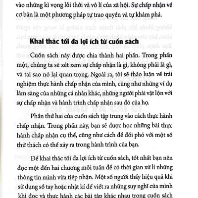 Chấp Nhận Những Điều Không Thể Thay Đổi