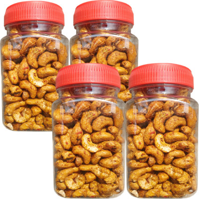 4 Hũ Điều Rang Tỏi Ớt Giòn Ngon Hiệu Tân Lộc Phát- Mỗi Hũ 250G