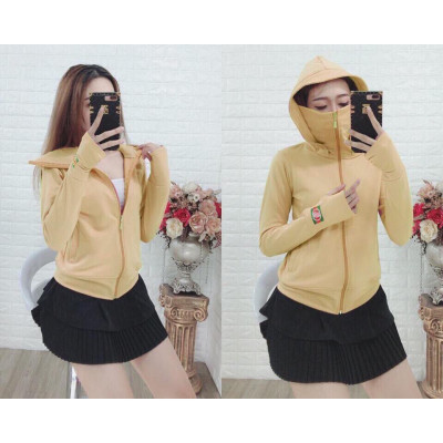 Áo khoác chống nắng nữ tay sỏ ngón  CX01-Tím