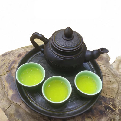 Đặc Sản Thái Nguyên -[Tặng Kèm Túi Xách Giấy] Trà Xanh Tân Cương Thái Nguyên Trà Đinh Ngọc Hoàng Gia Hộp 500 Gram, Đặc Sản Cho Giới Quý Tộc Xưa Hộp 500 Gram - Ocop 3 Sao