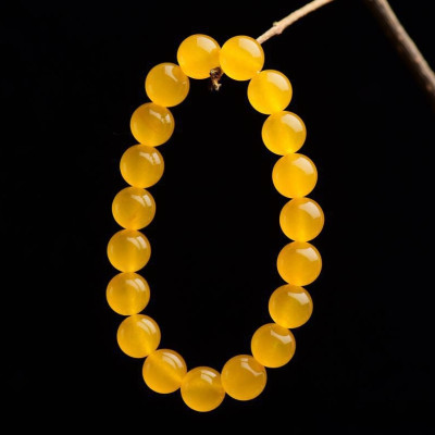 Vòng tay đá mã não vàng thiên nhiên cho Nam Nữ văn phòng làm trang sức