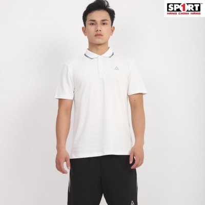 Áo Polo Nam ngắn tay AM PLM214 có cổ bo dệt phối kẻ màu tương phản, thoáng mát, co giãn tốt, không bai xù Sport1