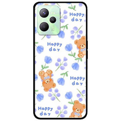 Ốp lưng dành cho Realme C35 - Realme Narzo 50A Prime mẫu Hoạ Tiết Hoa Tím 1